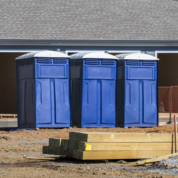 how can i report damages or issues with the porta potties during my rental period in Maxville